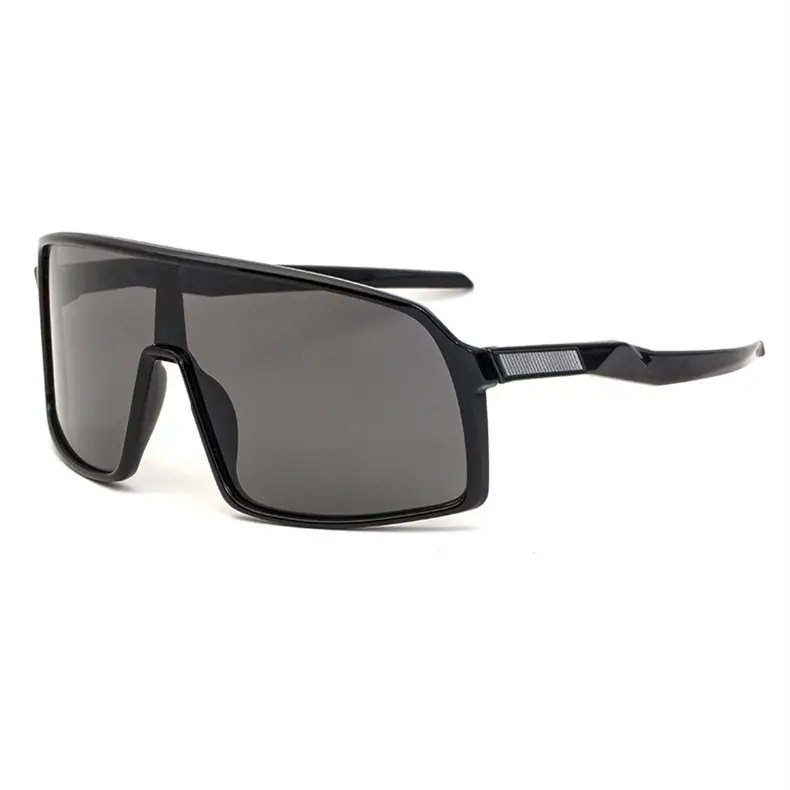 Men's One-Piece Sunglasses Red Gradient UV400 - Image 5