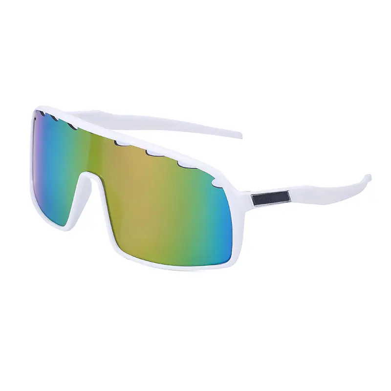 Men's One-Piece Sunglasses Red Gradient UV400 - Image 9