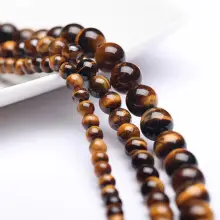 Natural African Blood Stone Round Beads Semi-Finished Accessories — feature 13