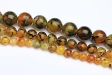 Natural African Blood Stone Round Beads Semi-Finished Accessories — feature 16