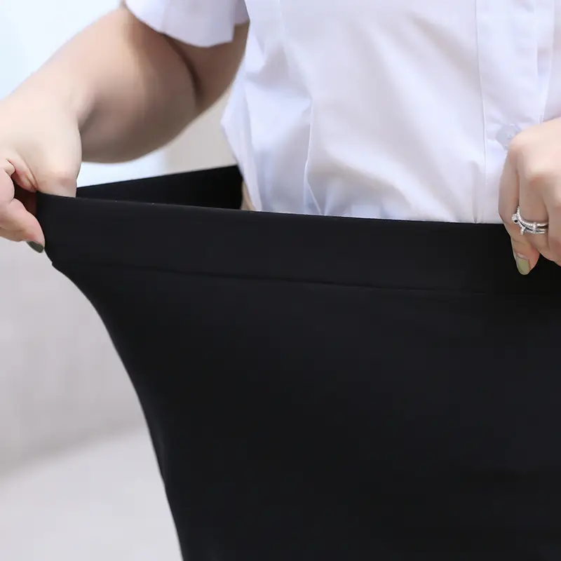 Women's Mid-Length Skirt A-Line Fat Weight - Image 7