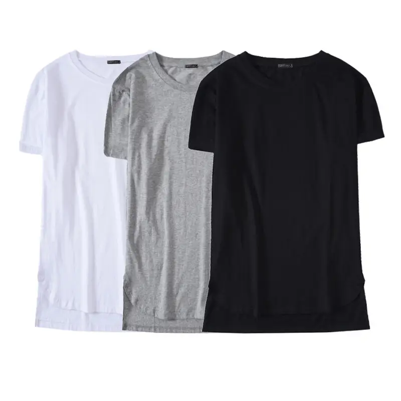 Black Short Sleeve Hip Hop Punk T-Shirt for Men - Image 4