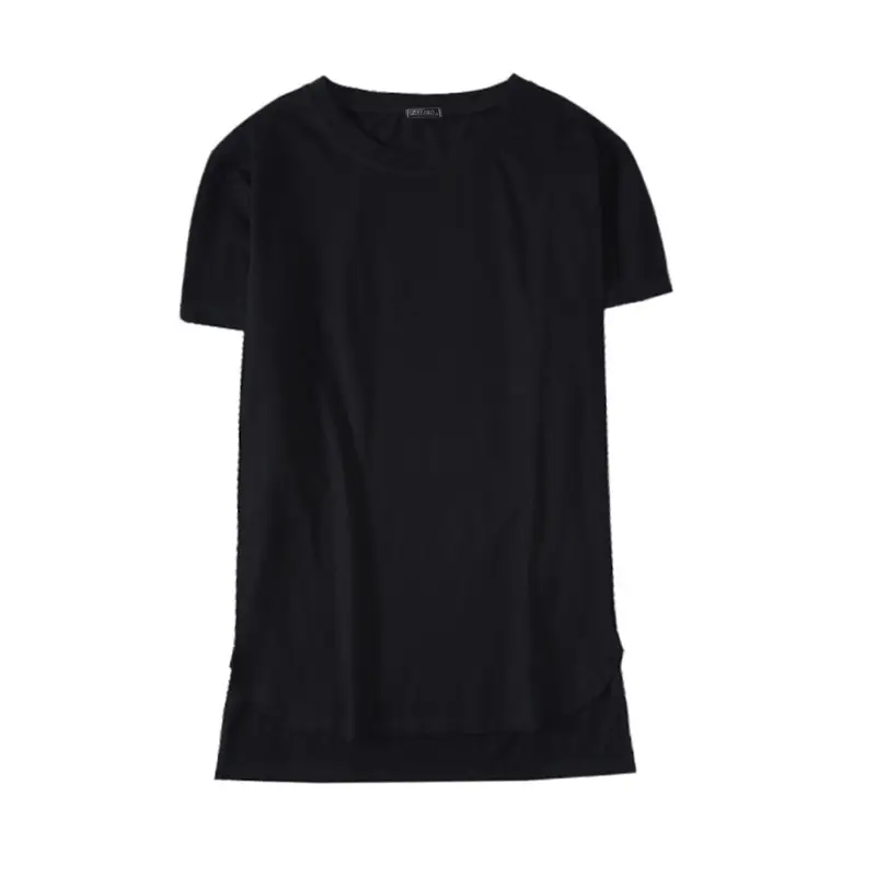 Black Short Sleeve Hip Hop Punk T-Shirt for Men - Image 3