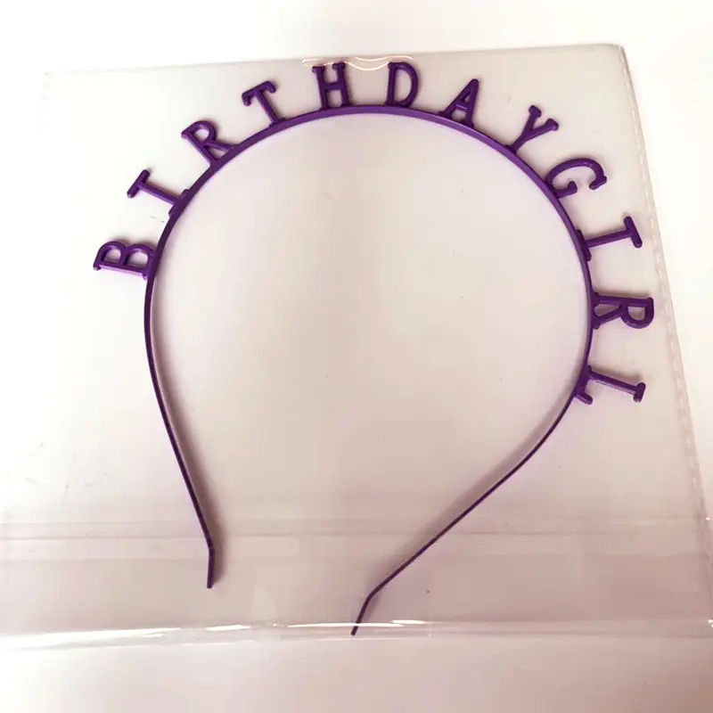 European American Birthday Hairband for Girls - Image 3