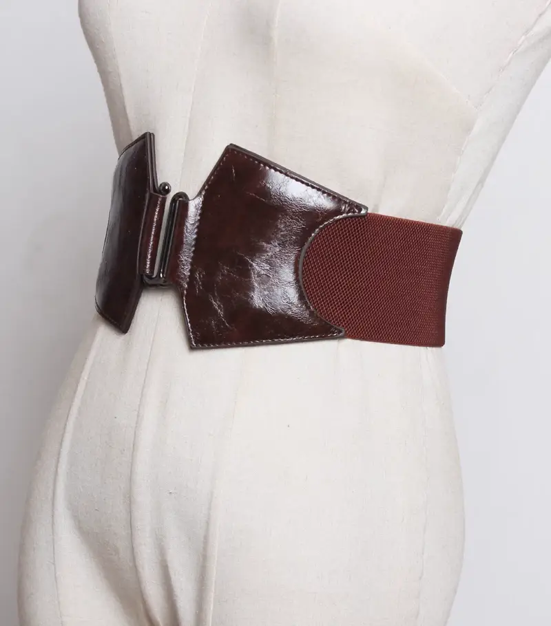 Patent Leather Women's Belt with Buckle — feature 2