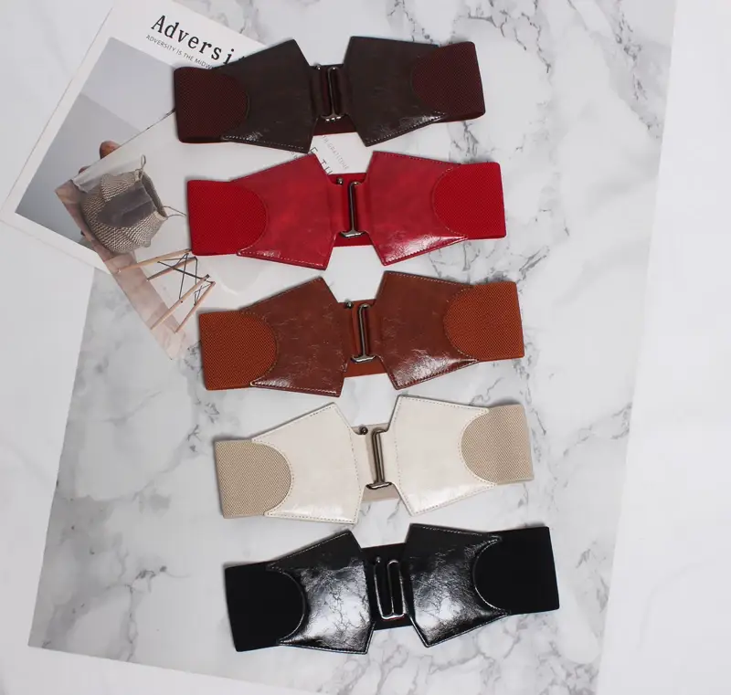 Patent Leather Women's Belt with Buckle — feature 5