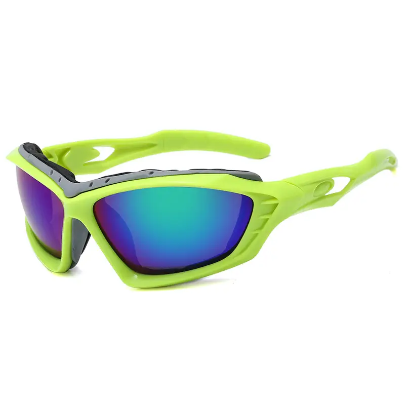 Men UV400 Windproof Sports Sunglasses Green
