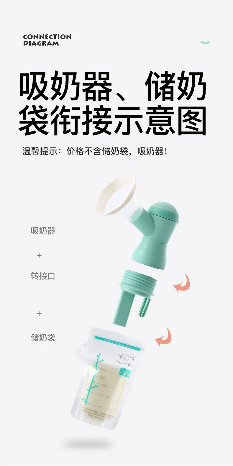 Xiaoya Anti-Pollution Breast Pump Adapter Clip — feature 6
