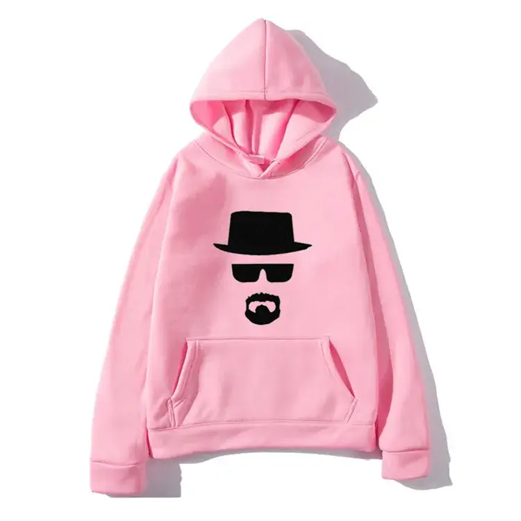 Yellow Printed Hoodie for Men Women Breaking Bad Theme