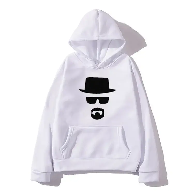 Yellow Printed Hoodie for Men Women Breaking Bad Theme