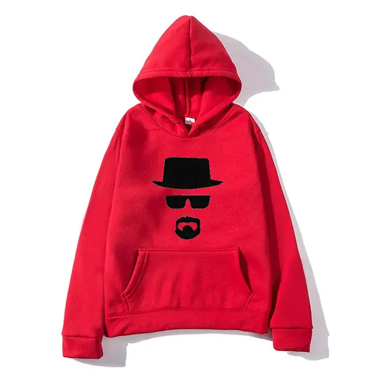 Yellow Printed Hoodie for Men Women Breaking Bad Theme