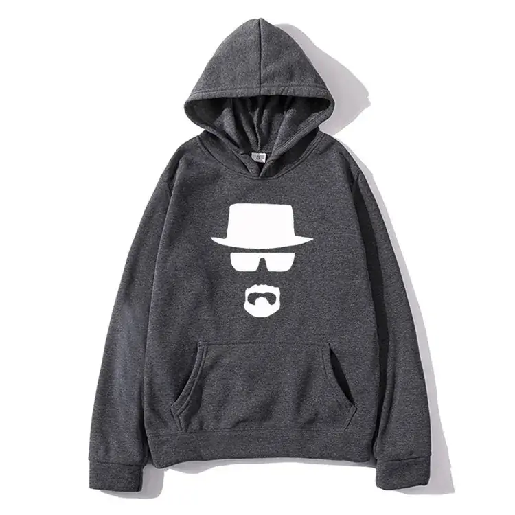 Yellow Printed Hoodie for Men Women Breaking Bad Theme