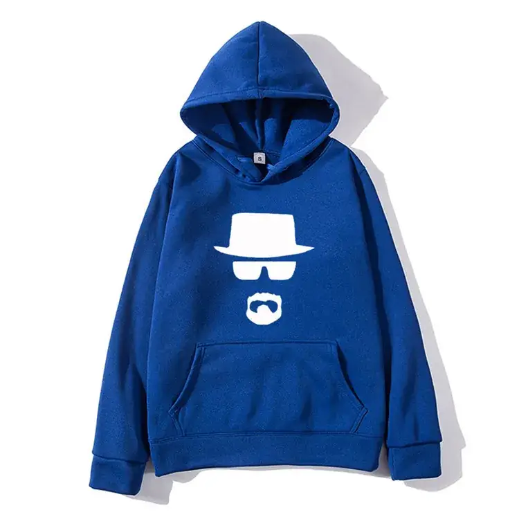 Yellow Printed Hoodie for Men Women Breaking Bad Theme