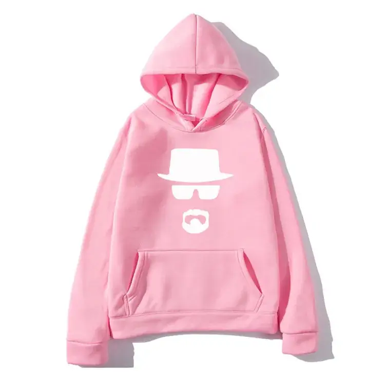 Yellow Printed Hoodie for Men Women Breaking Bad Theme