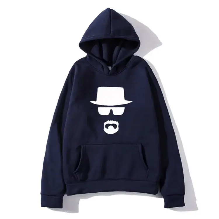 Yellow Printed Hoodie for Men Women Breaking Bad Theme