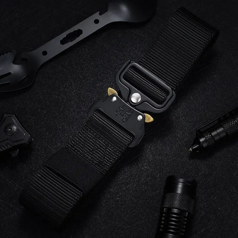 Multi-Functional Tactical Belt for Men Black Eagle Training