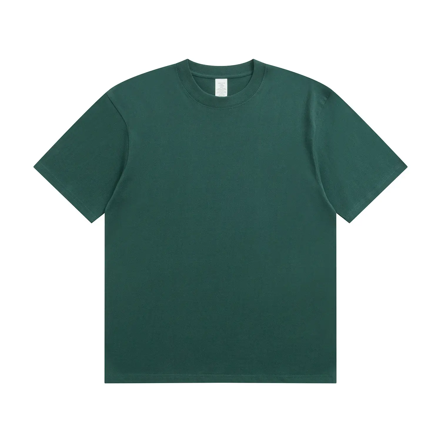 Men's Green Cotton T-Shirt 230g Loose Fit