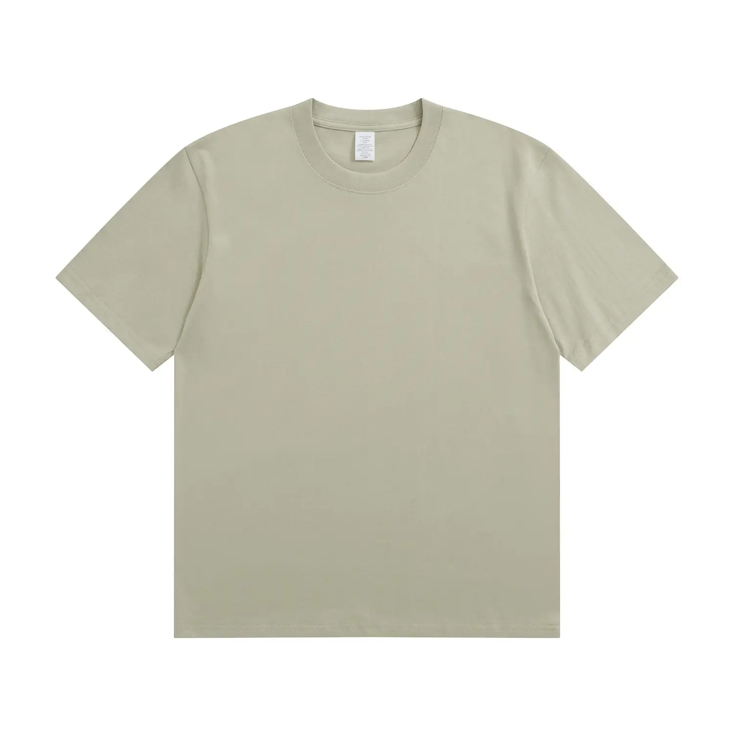 Men's Green Cotton T-Shirt 230g Loose Fit