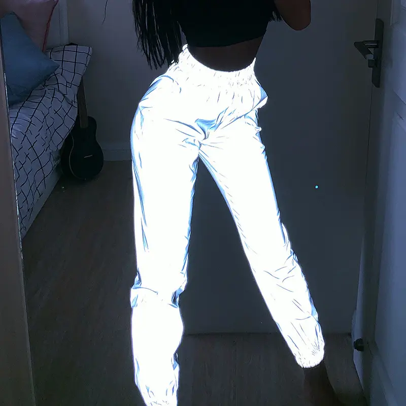 Women's Black Crop Top & Grey Ankle-Tied Pants Set - Image 2