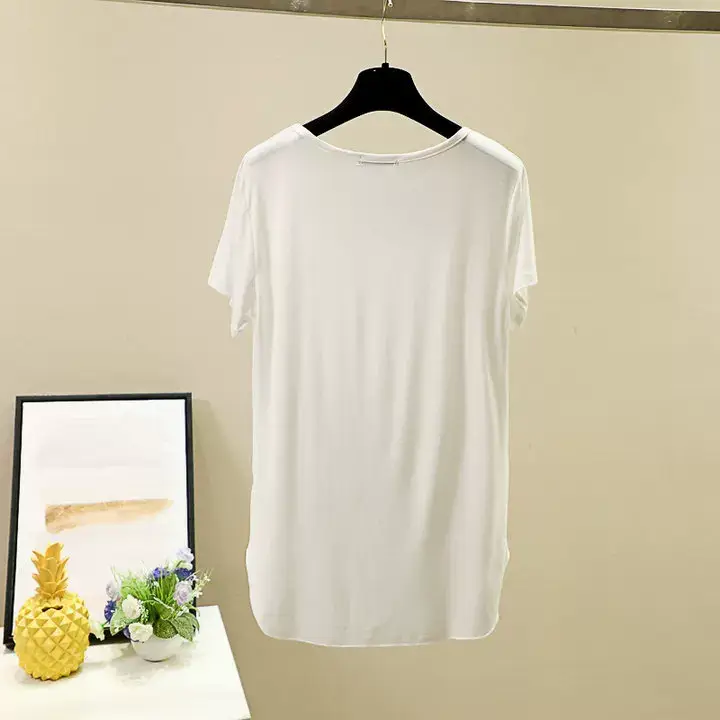 Women Korean Style Round Neck Candy Color T-Shirt — feature 18