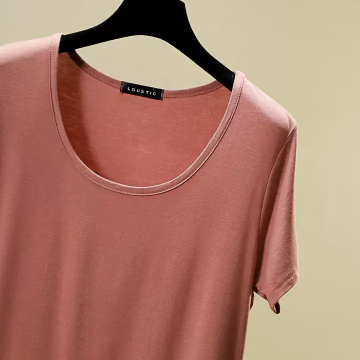 Women Korean Style Round Neck Candy Color T-Shirt — feature 33