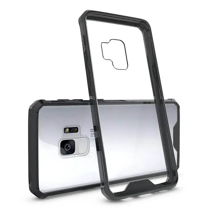 Transparent Two-Color Mobile Phone Case for Samsung S10 S9 Plus - Image 5