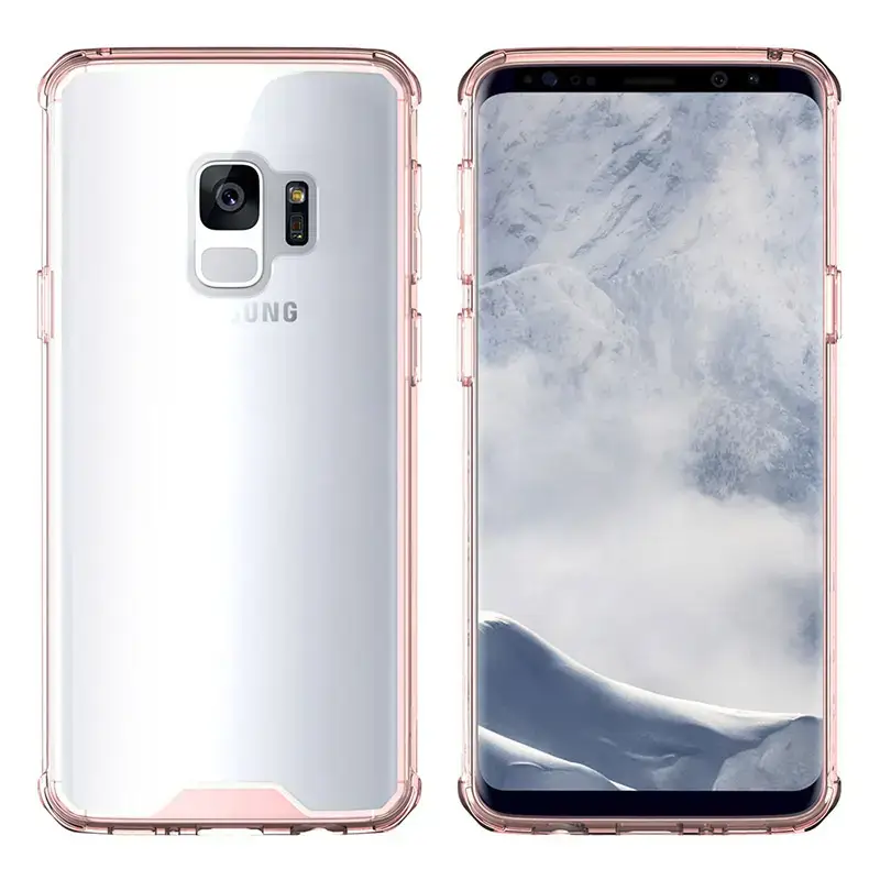 Transparent Two-Color Mobile Phone Case for Samsung S10 S9 Plus - Image 6