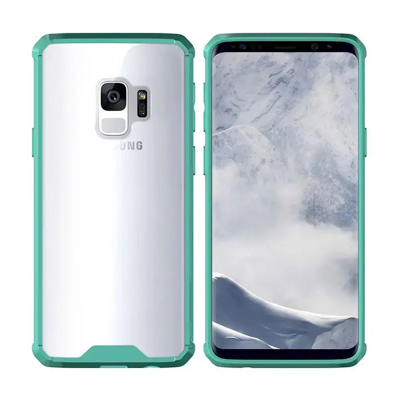 Transparent Two-Color Mobile Phone Case for Samsung S10 S9 Plus - Image 7