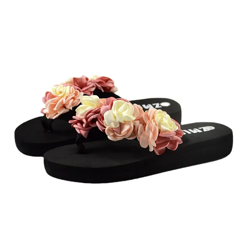 Women's Floral Flip-Flops Flat Sandals Summer - Image 6