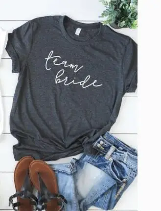 Bride Letter Short Sleeve T-Shirt White - Image 2