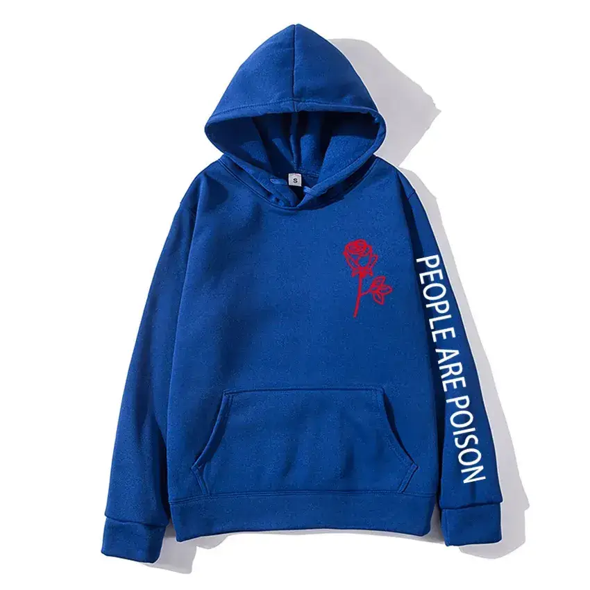 People Are Poison Navy Hoodie for Men Women - Image 6