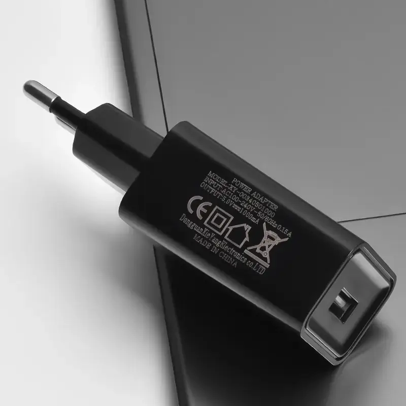 CE Certified USB Charger 5V 1A European Standard Travel Head