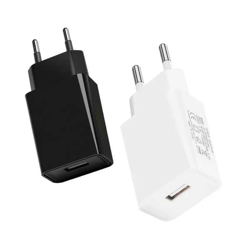 CE Certified USB Charger 5V 1A European Standard Travel Head