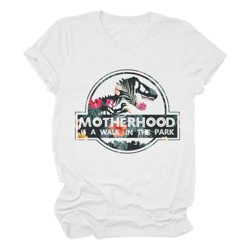 MOTHERHOOD T-Shirt Maroon Walk in Park Graphic