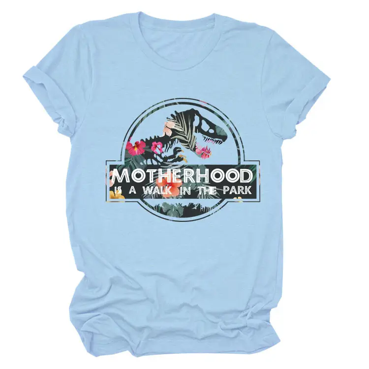MOTHERHOOD T-Shirt Maroon Walk in Park Graphic - Image 16