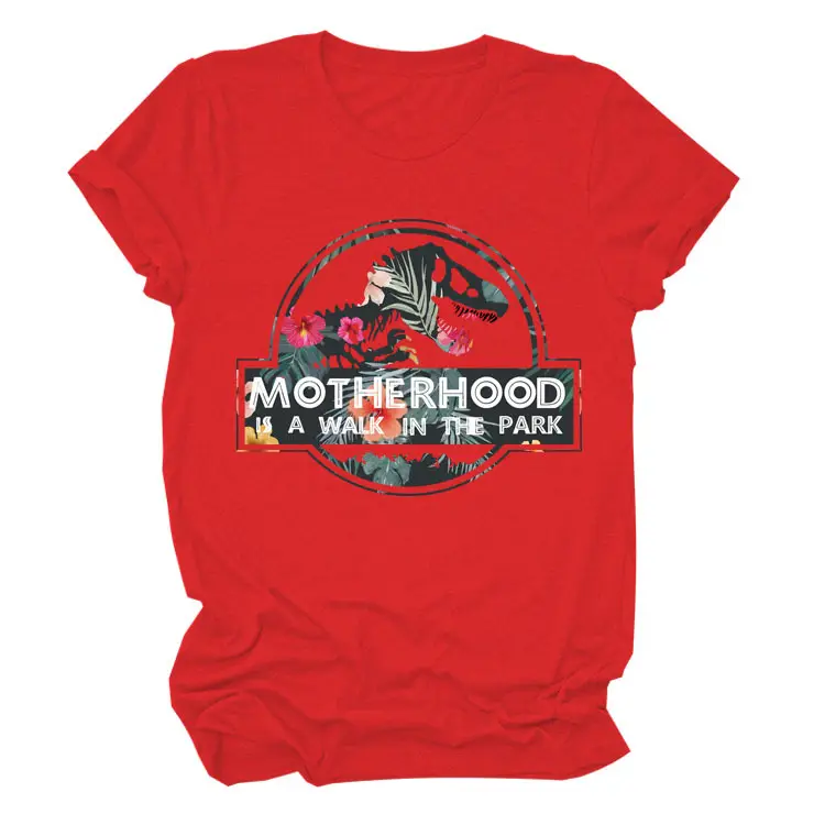 MOTHERHOOD T-Shirt Maroon Walk in Park Graphic - Image 18