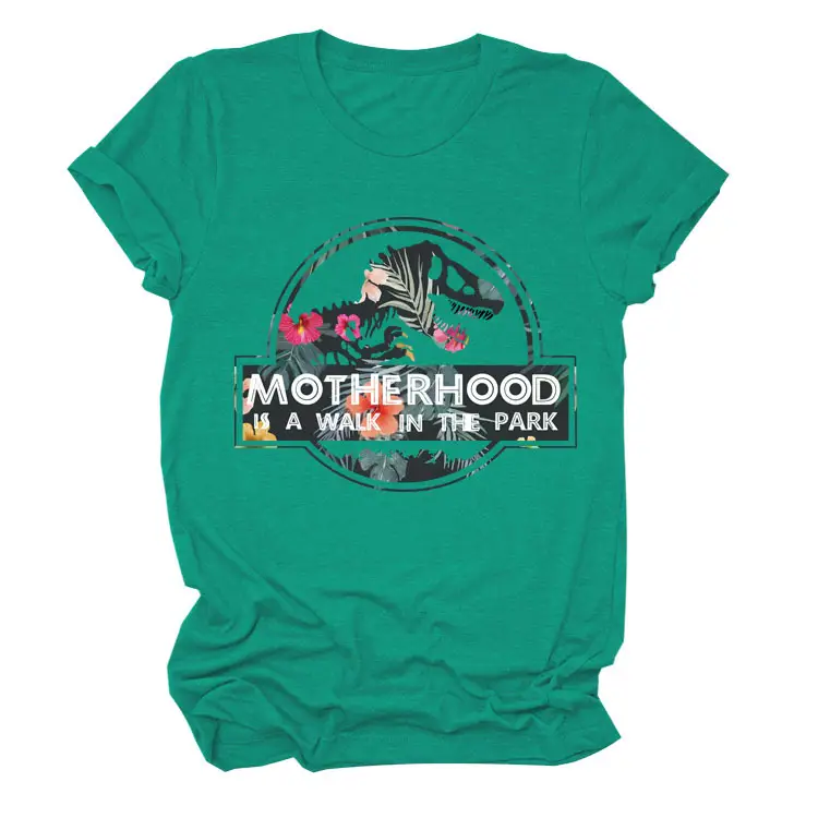 MOTHERHOOD T-Shirt Maroon Walk in Park Graphic - Image 19