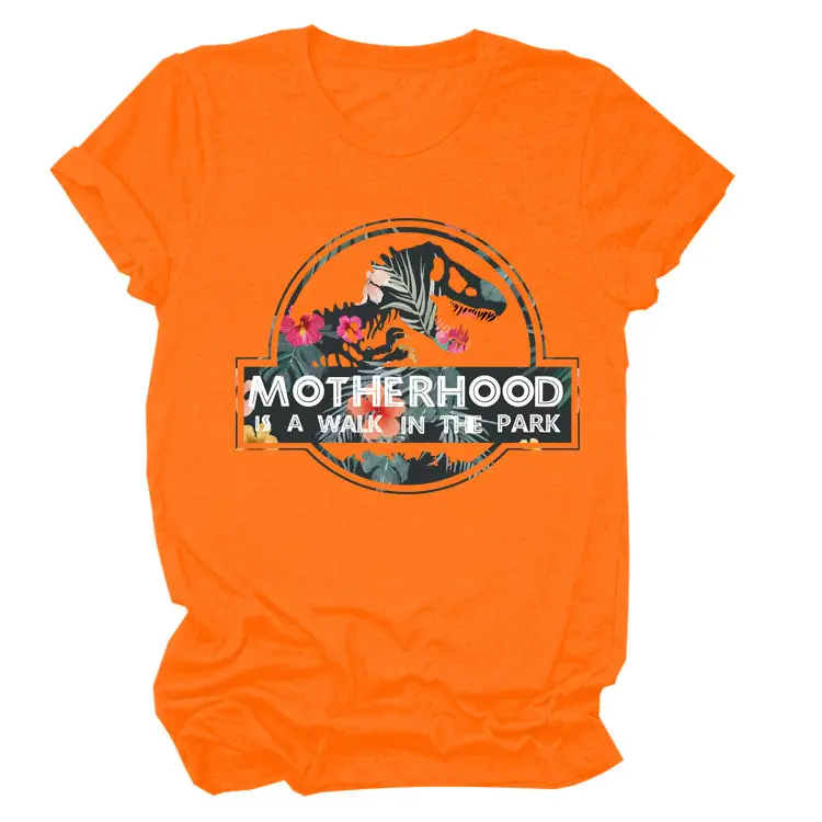 MOTHERHOOD T-Shirt Maroon Walk in Park Graphic - Image 21