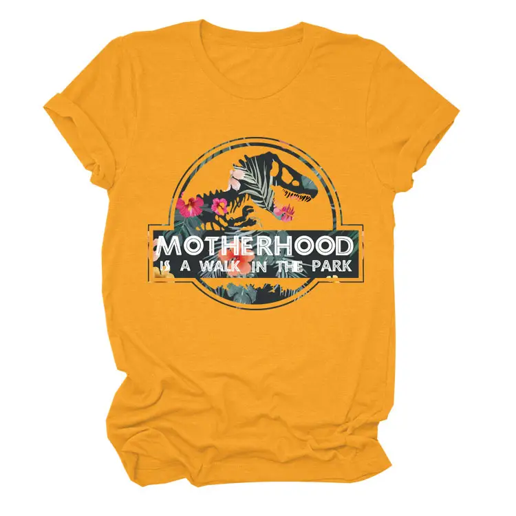 MOTHERHOOD T-Shirt Maroon Walk in Park Graphic - Image 3
