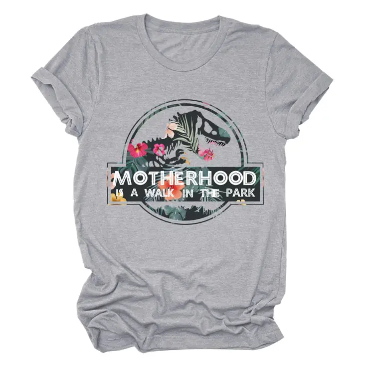 MOTHERHOOD T-Shirt Maroon Walk in Park Graphic - Image 4
