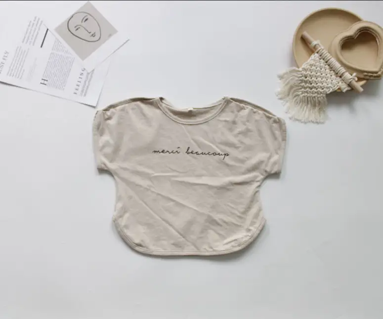 2024 Summer Kids T-Shirts Korean Printed Round Neck — feature 10