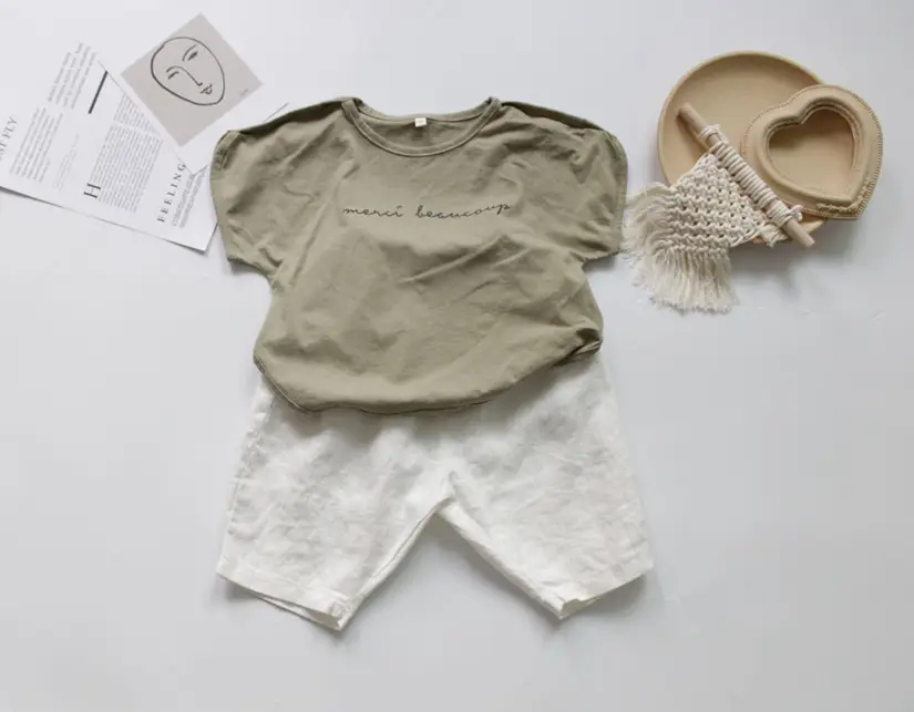 2024 Summer Kids T-Shirts Korean Printed Round Neck — feature 7