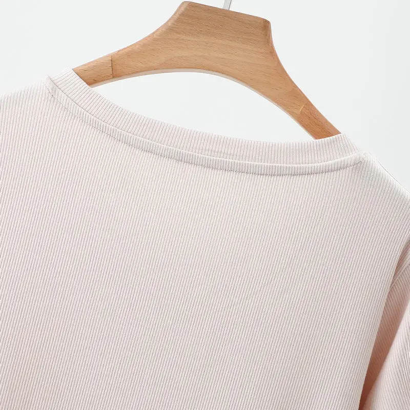 Women V-Neck T-Shirt Yellow 2025 — feature 14