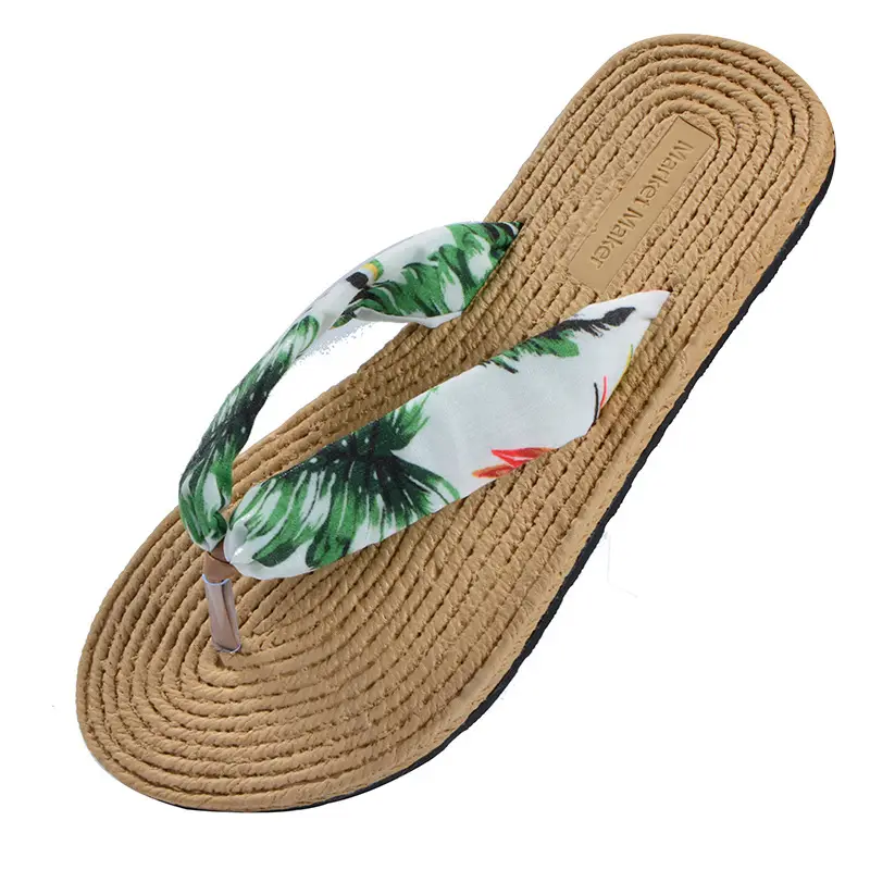 Slippers for Women, Flip-Flops for Women, New Casual Summer Cotton and Linen Fashionable Beach Flats Soles, Eva Non-Slip Beach - Image 13