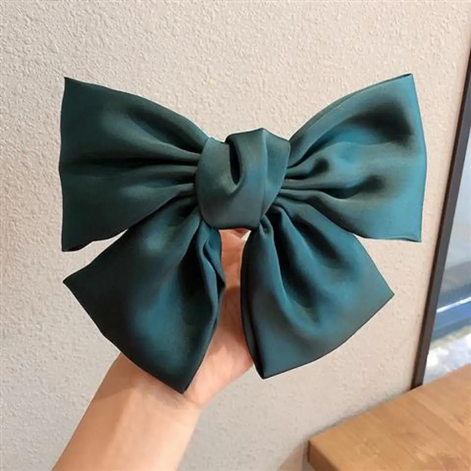 Red Oversized Bow Hairpin for Girls - Image 12