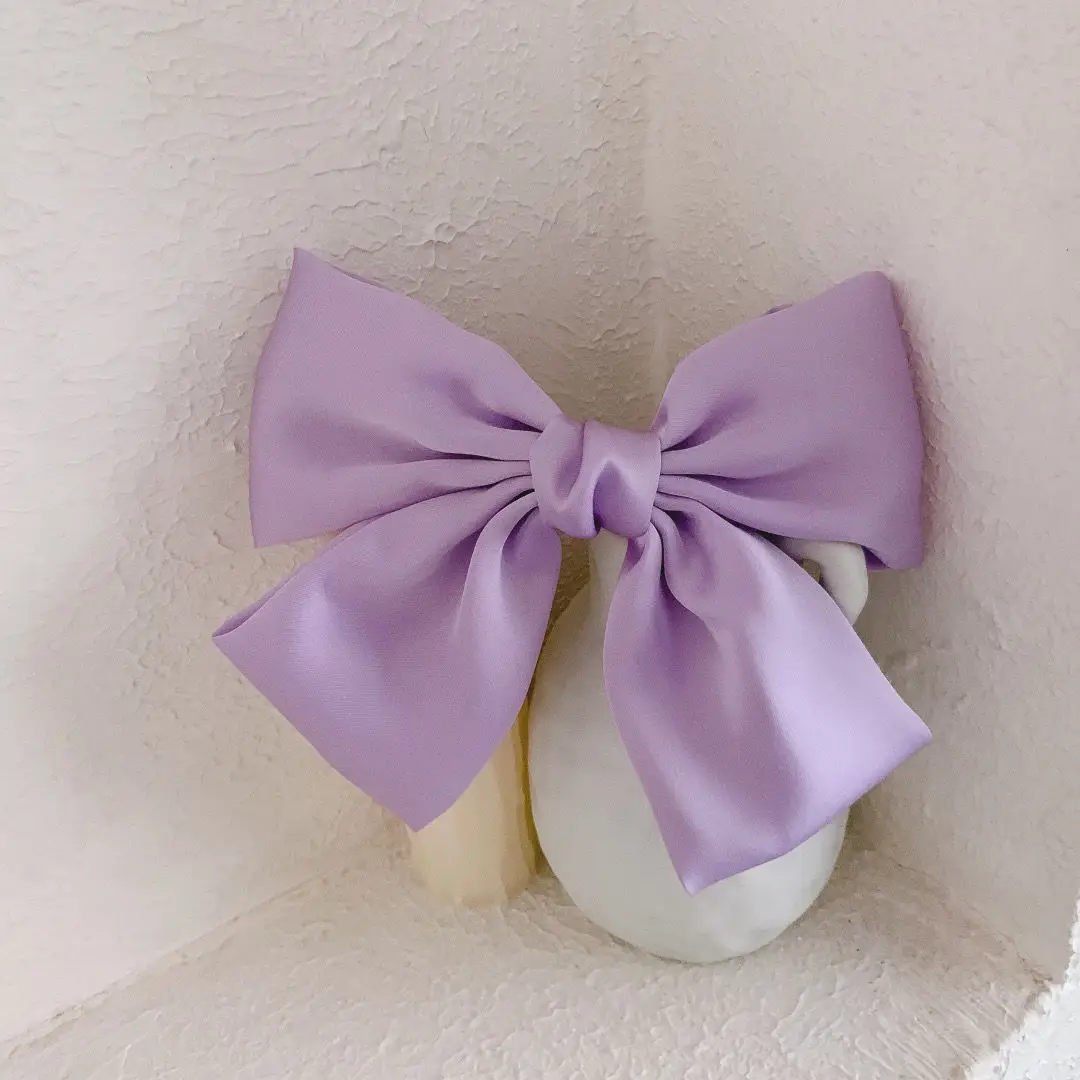 Red Oversized Bow Hairpin for Girls - Image 10