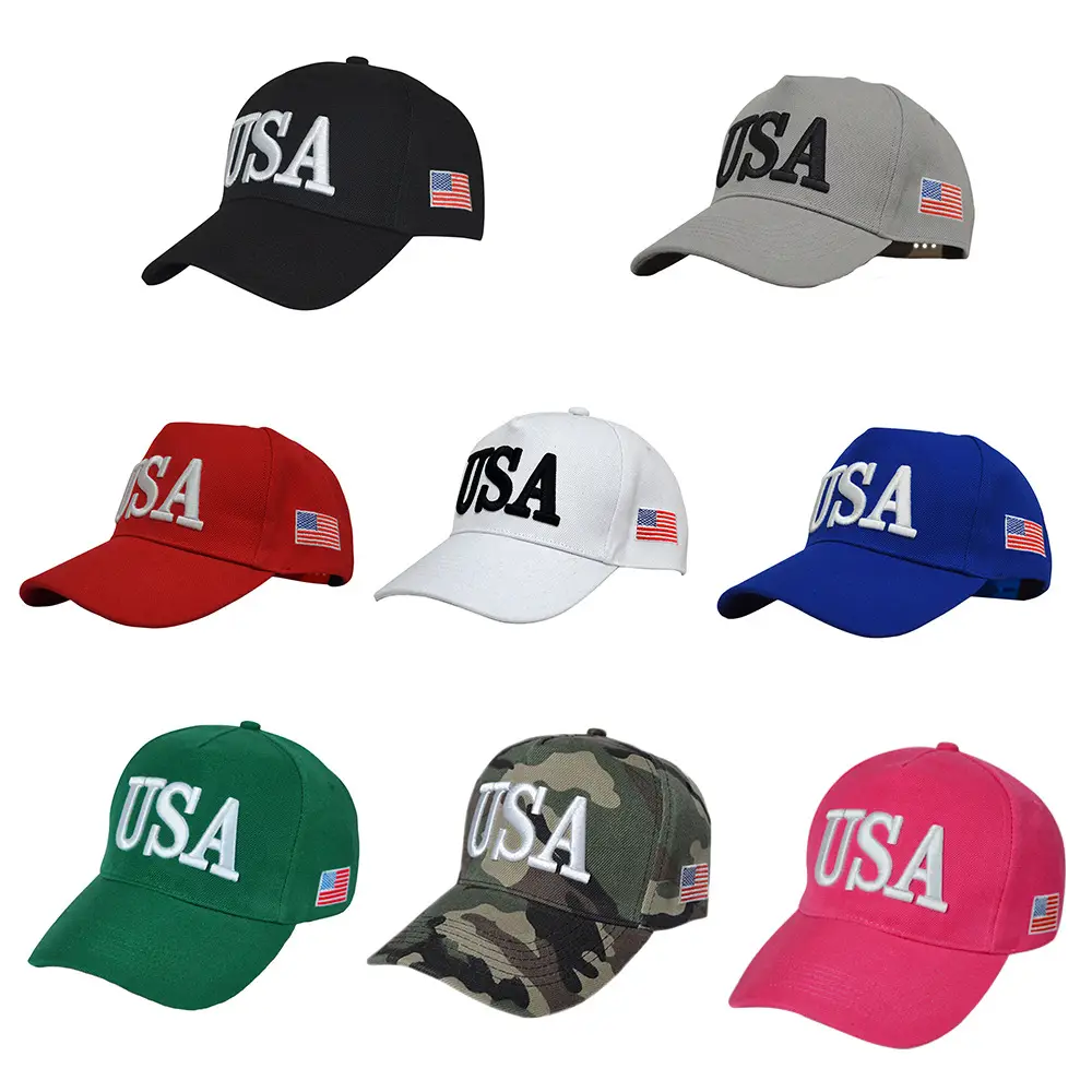 USA Green Baseball Cap for Men 45th Elected