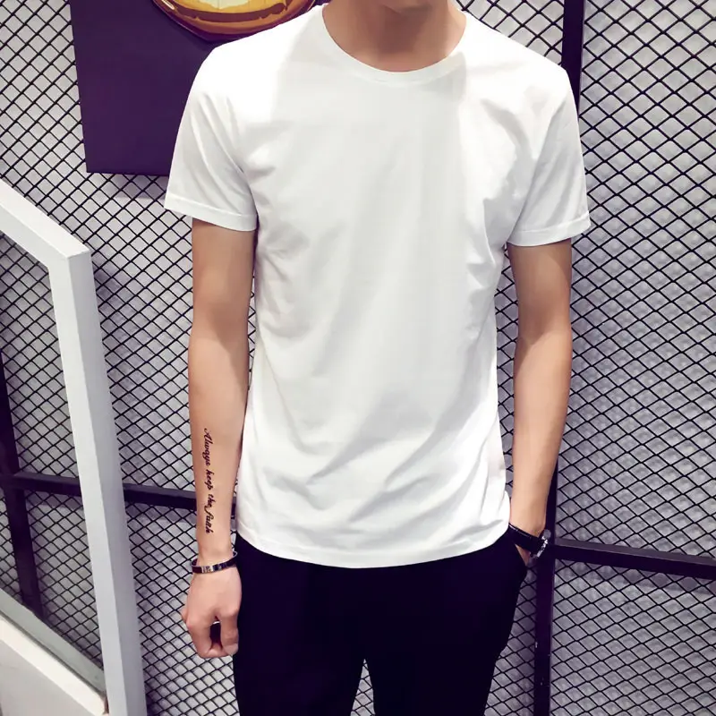 Men's 2020 Dark Purple Slim Fit T-Shirt - Image 6
