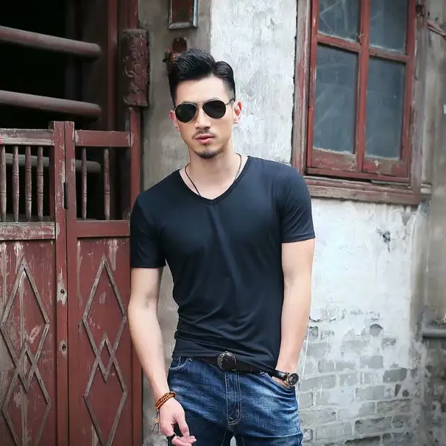 Men's 2020 Dark Purple Slim Fit T-Shirt - Image 12