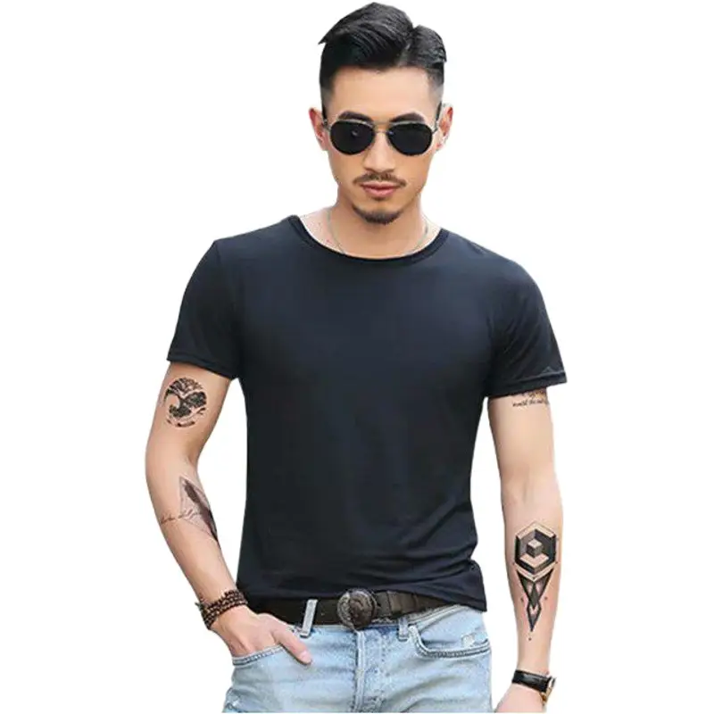 Men's 2020 Dark Purple Slim Fit T-Shirt